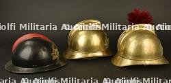 France, casques de sapeurs-pompiers de Haute-Marne, de la Nievre et du Jura. France, firefighter helmets from Haute-Marne, Nievre and Jura. — miniature 7