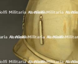 France, rare casque de sapeur-pompier de Paris, modele 1908. France, rare model 1908 Paris firefighter helmet. — miniature 9