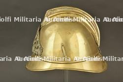 France, rare casque de sapeur-pompier de Paris, modele 1908. France, rare model 1908 Paris firefighter helmet. — miniature 13