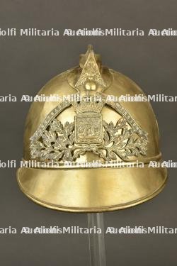 France, rare casque de sapeur-pompier de Paris, modele 1908. France, rare model 1908 Paris firefighter helmet. — photo 15