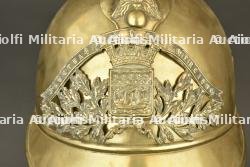 France, rare casque de sapeur-pompier de Paris, modele 1908. France, rare model 1908 Paris firefighter helmet. — miniature 16
