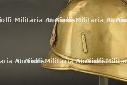 France, lot de deux casques de sapeurs-pompiers de Paris. France, group of two Paris firefighter helmets. — miniature 8