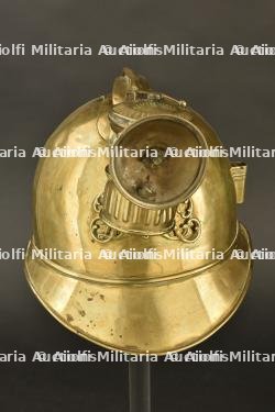 France, casque de l'entreprise Dollfus-Mieg de Mulhouse. France, helmet of the Dollfus-Mieg company of Mulhouse.