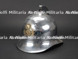 Grece, casque de la police urbaine, annees 1940 a 1960. Greece, urban police helmet, 1940s to 1960s.