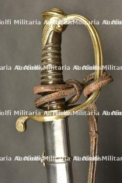 Sabre d'officier d'infanterie Mle 1855 daté 1870 — miniature 4