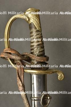 Sabre d'officier d'infanterie Mle 1855 daté 1870 — miniature 5