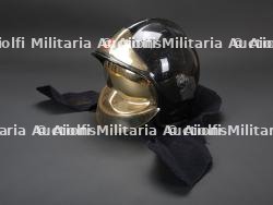 Italie, casque Gallet F1 de sapeur-pompier. Italy, Gallet F1 firefighter helmet.