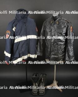 etats-Unis et Luxembourg, tenues de sapeurs-pompiers. United States and Luxembourg, firefighter uniforms.