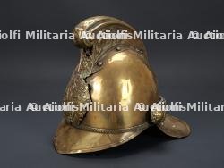 Royaume-Uni, casque de sapeur-pompier. United Kingdom, firefighter helmet.