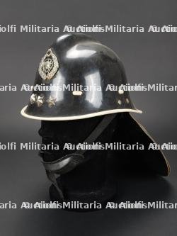 Turquie, casque d'officier de sapeurs-pompiers. Turkey, fire officer's helmet.