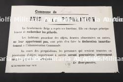 Avis à la population de Genappe
