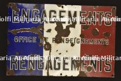 Plaque émaillé Engagement
