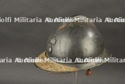 Casque Adrian model 15 d'un lieutnant de Crapouillot — miniature 2