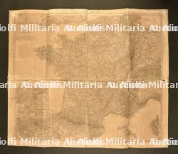 Ancienne et rare carte allemande de 1870