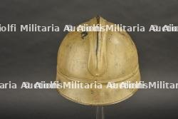 Casque Adrian modèle 1915 d'infanterie coloniale peinture moutarde — photo 8