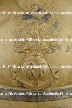 Casque Adrian modèle 1915 d'infanterie coloniale peinture moutarde — photo 12