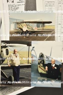 Lettre autographe des aviateurs Denis Boudard et Jean Hebert ayant rejoint l'Angleterre en dérobant un avion allemand à Caen en 1941. — photo 6