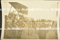 Lot de 8 rares photos de l'Hauptmann von Geyer racompagné par le Lt Minier de l'escadrille BR35 après la signature de l'armistice. — miniature 3