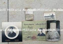 Lot de 8 rares photos de l'Hauptmann von Geyer racompagné par le Lt Minier de l'escadrille BR35 après la signature de l'armistice. — photo 10