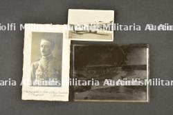 Negatif d'une photo de l'avion de René Fonck, photo d'un Fokker D7 et portrait d'un pilote à identifier — photo 1