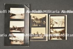 Lot de 5 photos privées de Mermoz, Couzinet et Carretier avec l'arc en ciel — photo 1