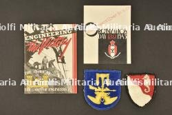 Livrets et insignes du Corps des Engineers