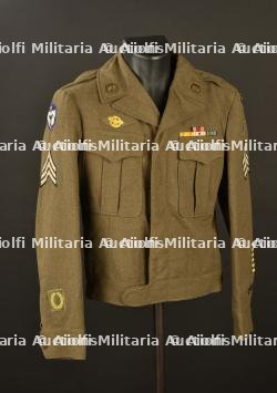Blouson Ike de Donal Weisert du Signal Corps de l'Alaskian Defense