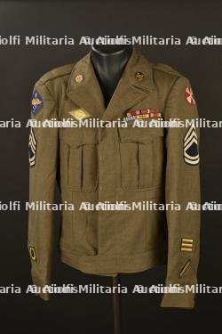 Blouson Ike troupe d'un Engineer de la Far East Air Forces de la 8ème armée