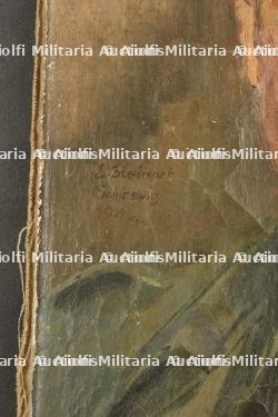 Paire de portraits d'un officier anglais et son épouse et un lithographie — photo 4