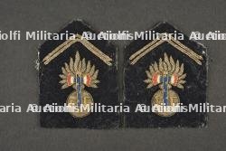 Pattes de col pour Vareuse de la Garde Personnelle du Chef de l'Etat