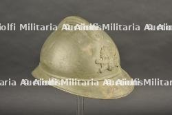 Casque Adrian modèle 1915 Artillerie reconditionné 1939 — photo 7