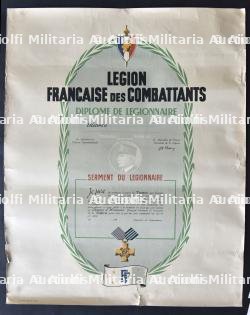 Diplôme de légionnaire de la Légion des Combattants et brevet de gymnastique de 1914 — photo 2