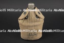 Gourde US WWI avec marquages tactiques