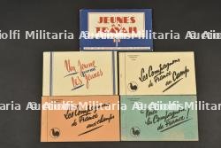 Ensemble de 5 carnets de cartes postales des Compagnons de France — photo 1