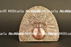 Plaque de bonnet à grenade de la garde nationale