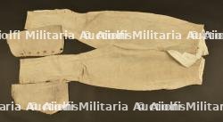 Culotte et guêtres en forte toile écrue