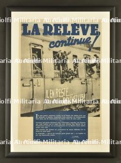 Affiche entoilé «  la relève STO »