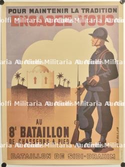 Affiche recrutement chasseur