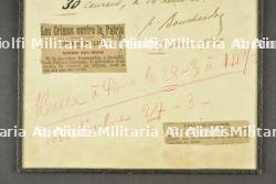 Lettre autographe du Capitaine Bouchardon relative à l'affaire Caillaux — miniature 3