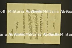 Special Order of The day du Field Marshal Alexander
