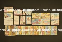 Ensemble de cartes postales humoristiques