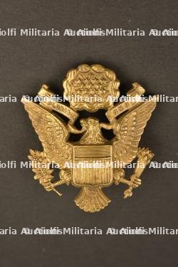 Insigne de coiffure d'officier US British Made