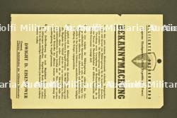 Notice n°2 pour la Wehrmacht de Dwight Eisenhower émanant du Supreme Headquarters Allied Expeditionnary Force
