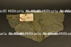 Filet de camouflage pour casque avec son étiquette