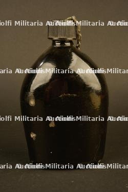 Gourde émaillée noire
