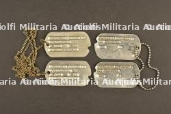 Plaques d'identité Guerre de Corée