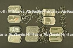 Plaques d'identités de soldat US