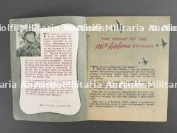 Livret et patch de la 101st Airborne. Booklet and patch of the 101st Airborne. — miniature 3