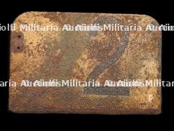 Morceau de porte de SDKFZ provenant de la Gleize. Piece of SDKFZ door from La Gleize.