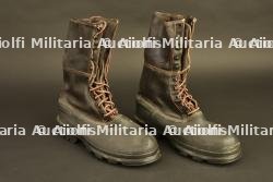 Overshoes en cuir et caoutchouc